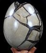 Septarian Dragon Egg Geode - Crystal Filled #37451-3